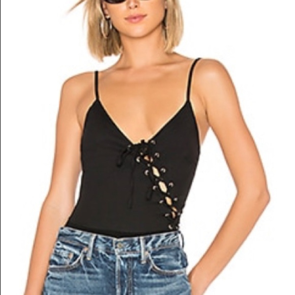 Revolve black sexy bodysuit